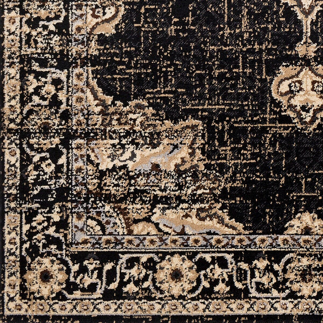 Surya Paramount Par-1089 Black, Charcoal, Khaki, Medium Gray Rugs.