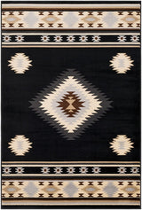 Surya Paramount Par-1095 Black, Charcoal, Medium Gray Rugs.