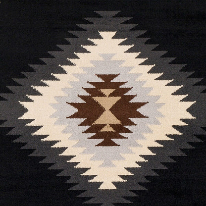 Surya Paramount Par-1095 Black, Charcoal, Medium Gray Southwestern Area Rug