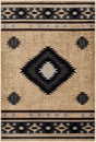 Surya Paramount Par-1096 Black, Charcoal, Medium Gray, Khaki Rugs.