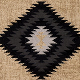 Surya Paramount Par-1096 Black, Charcoal, Medium Gray, Khaki Rugs.