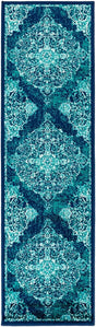 Surya Paramount Par-1098 Teal, Dark Blue, Aqua, Cream Rugs.
