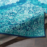 Surya Paramount Par-1098 Teal, Dark Blue, Aqua, Cream Rugs.
