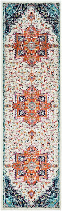 Surya Paramount Par-1108 Bright Orange, Dark Blue, Fuschia Area Rug