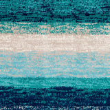 Surya Paramount Par-1109 Teal, Aqua, Dark Blue, Light Gray Rugs.