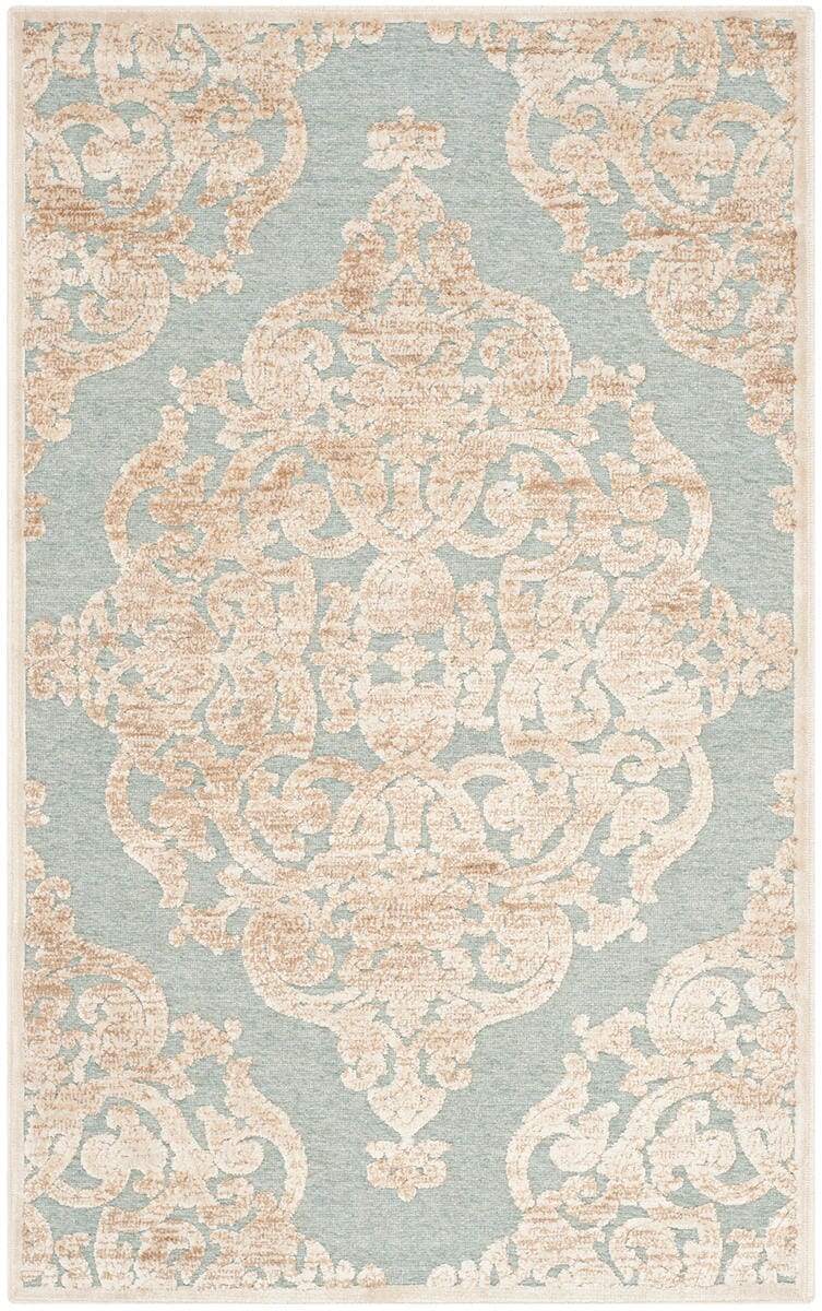 Safavieh Paradise Par348-3470 Stone / Aqua Rugs.