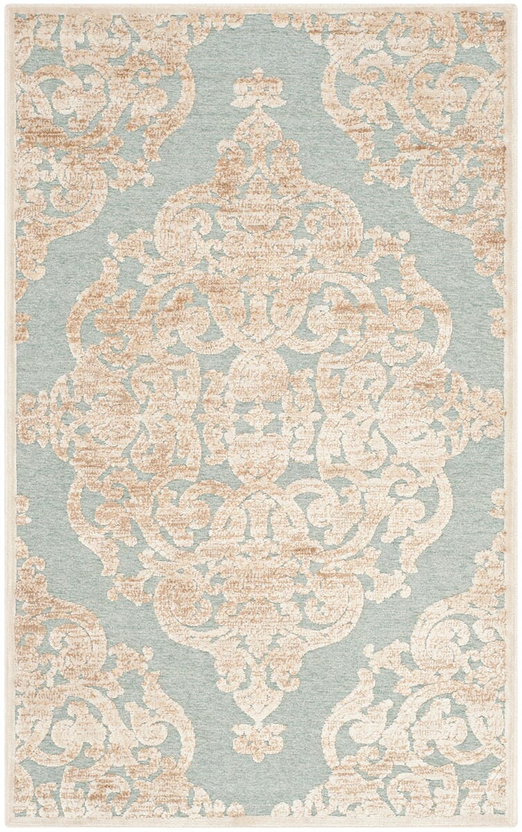 Safavieh Paradise Par348-3470 Stone / Aqua Area Rug