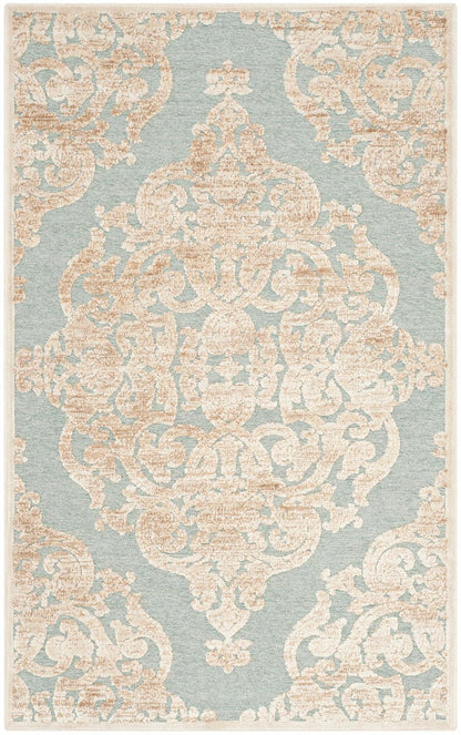 Safavieh Paradise Par348-3470 Stone / Aqua Area Rug