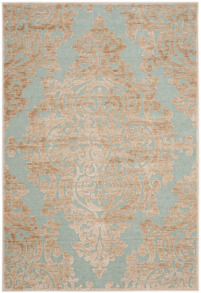 Safavieh Paradise Par390-3470 Stone / Aqua Rugs.