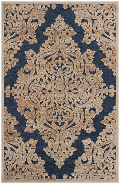 Safavieh Paradise Par390-3490 Stone / Navy Area Rug