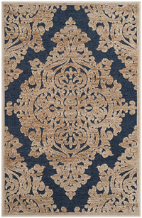 Safavieh Paradise Par390-3490 Stone / Navy Area Rug