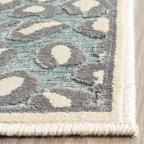 Safavieh Paradise Par84-2410 Cream / Spruce Rugs.