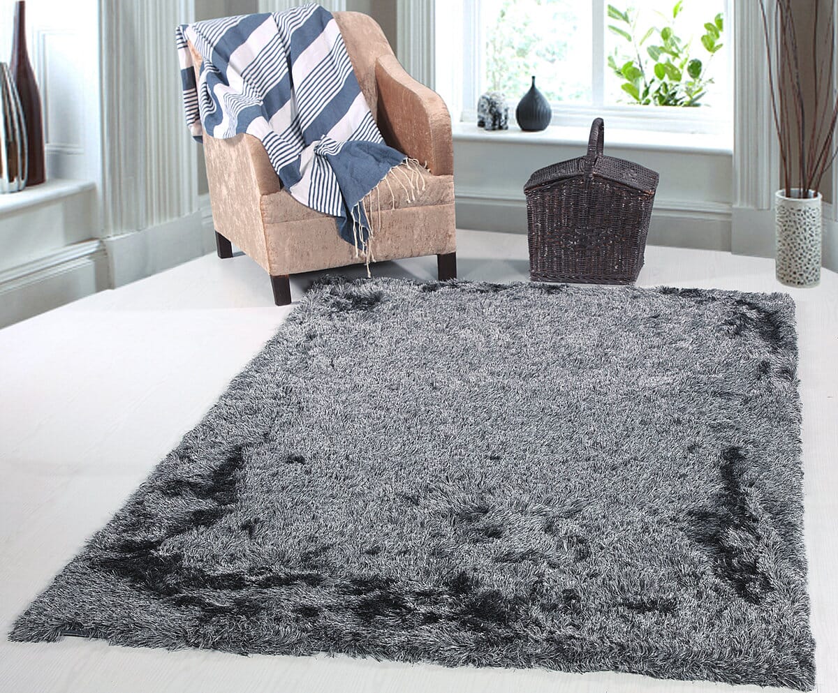 Dynamic Paradise 2401 Charcoal / Multi Shag Area Rug