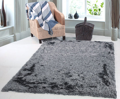 Dynamic Paradise 2401 Charcoal / Multi Shag Area Rug