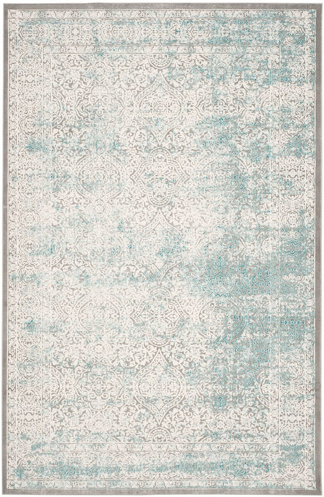 Safavieh Passion Pas401B Turquoise / Ivory Vintage / Distressed Area Rug