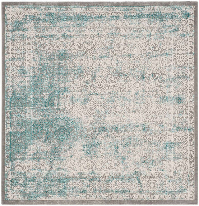 Safavieh Passion Pas401B Turquoise / Ivory Vintage / Distressed Area Rug