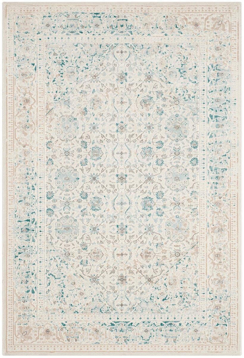 Safavieh Passion Pas405B Turquoise / Ivory Vintage / Distressed Area Rug