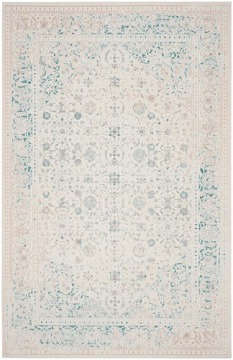 Safavieh Passion Pas405B Turquoise / Ivory Vintage / Distressed Area Rug