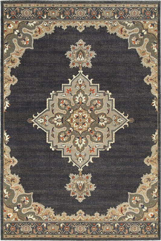 Oriental Weavers Sphinx Pasha 072E2 Blue / Grey Area Rug