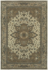 Oriental Weavers Sphinx Pasha 5991D Ivory / Grey Area Rug