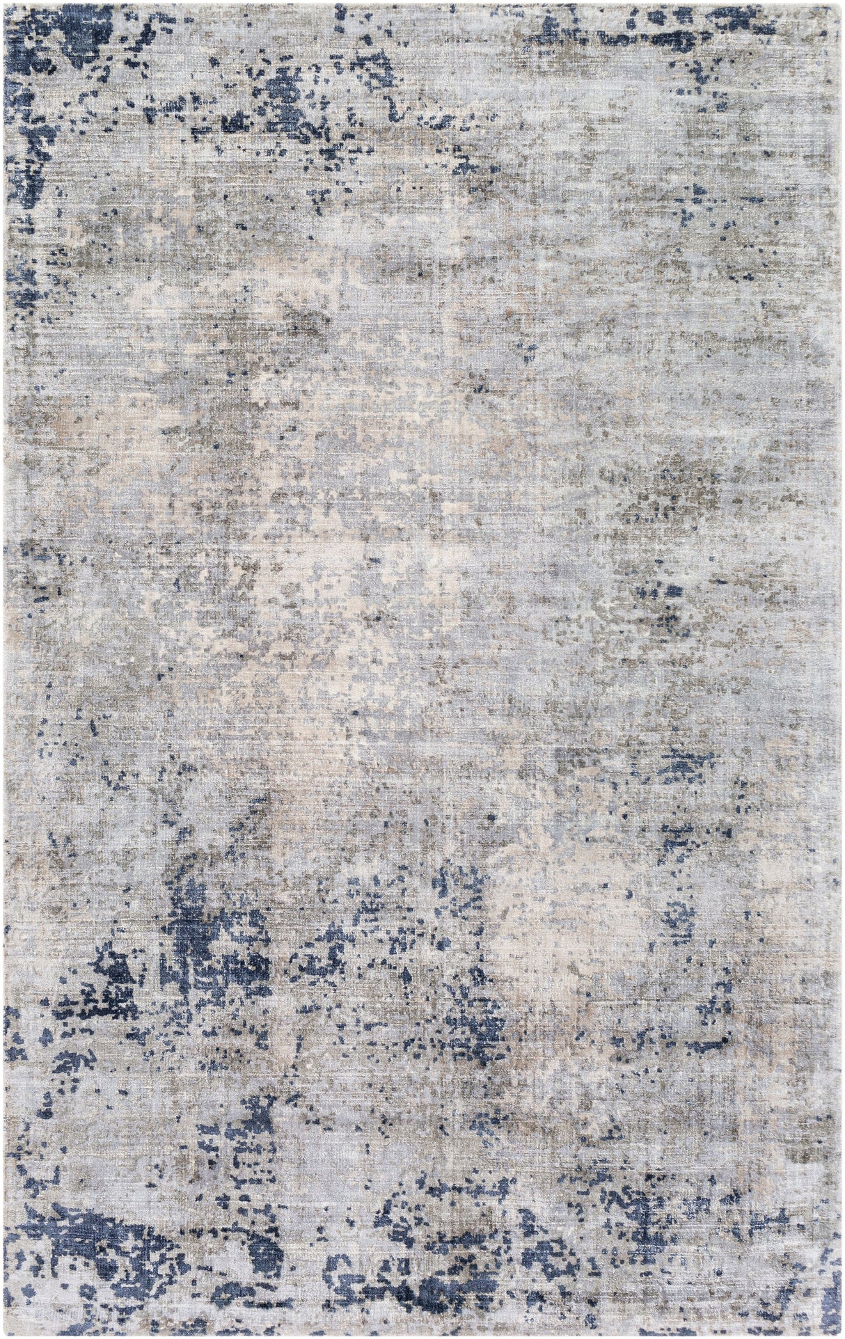 Surya Park Avenue Pav-2300 Dark Blue, Medium Gray, Camel, Cream Rugs.
