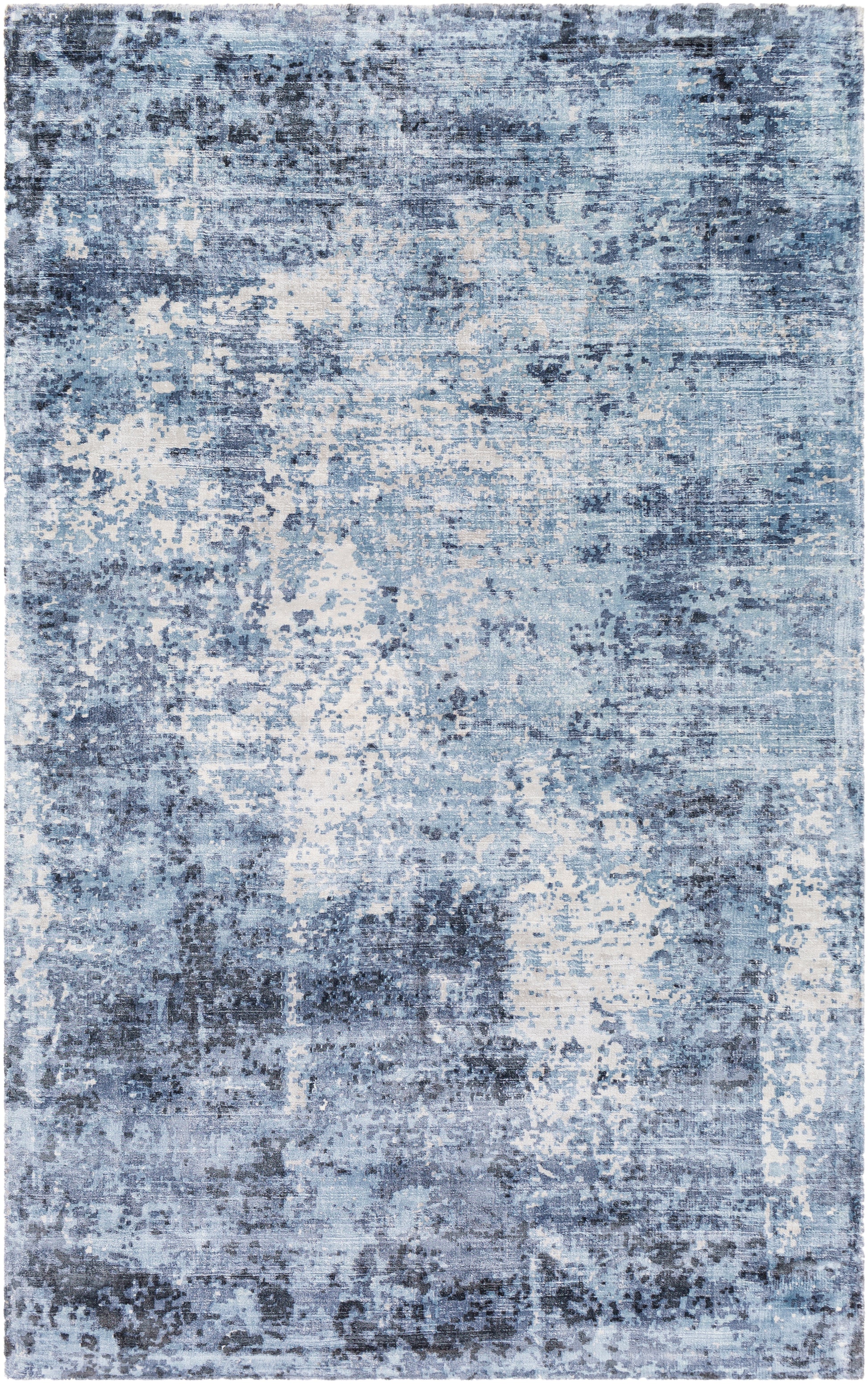 Surya Park Avenue Pav-2302 Navy, Denim, Black, Light Gray Area Rug