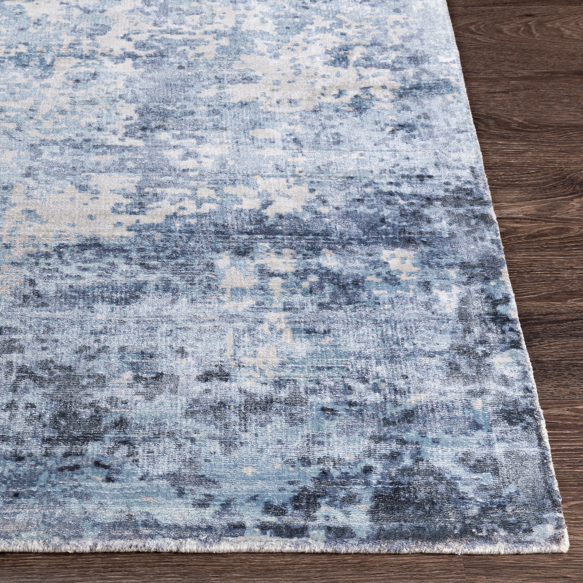 Surya Park Avenue Pav-2302 Navy, Denim, Black, Light Gray Area Rug