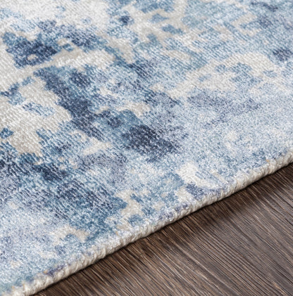 Surya Park Avenue Pav-2302 Navy, Denim, Black, Light Gray Area Rug