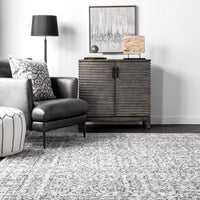 Nuloom Vintage Waddell Nvi3128C Gray Area Rug