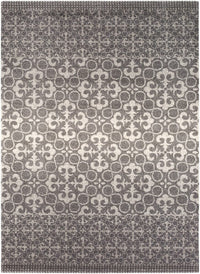 Surya Pembridge Pbg-1000 Light Gray / Ivory Damask Area Rug