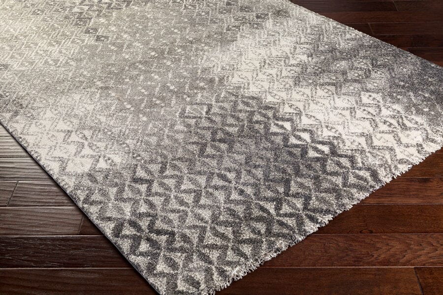 Surya Pembridge Pbg-1001 Charcoal, Light Gray Geometric Area Rug