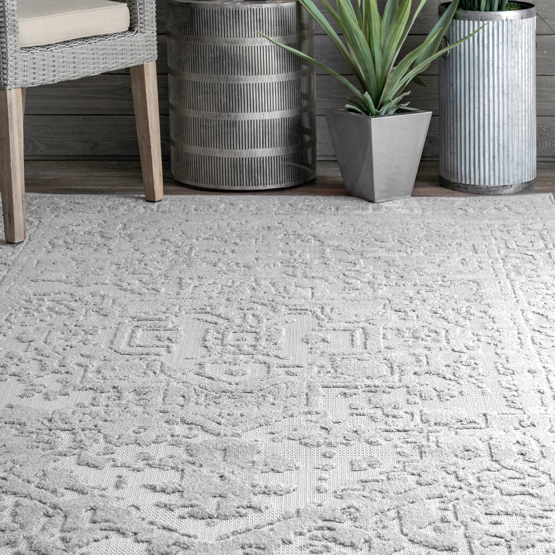 Nuloom Emberly Nem1550A Gray Area Rug