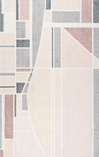 AreaRugs.com Wavaj Nwa1036A Beige Area Rug