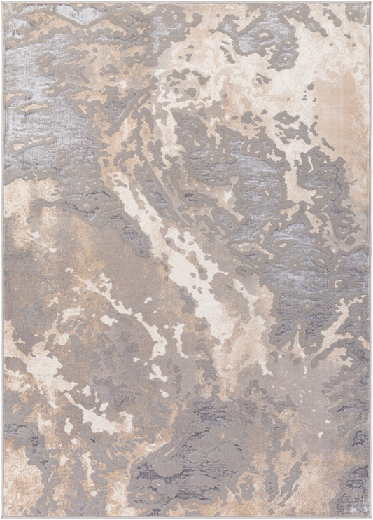 Surya Perception Pcp-2308 Taupe, Beige, Light Gray, Charcoal Area Rug