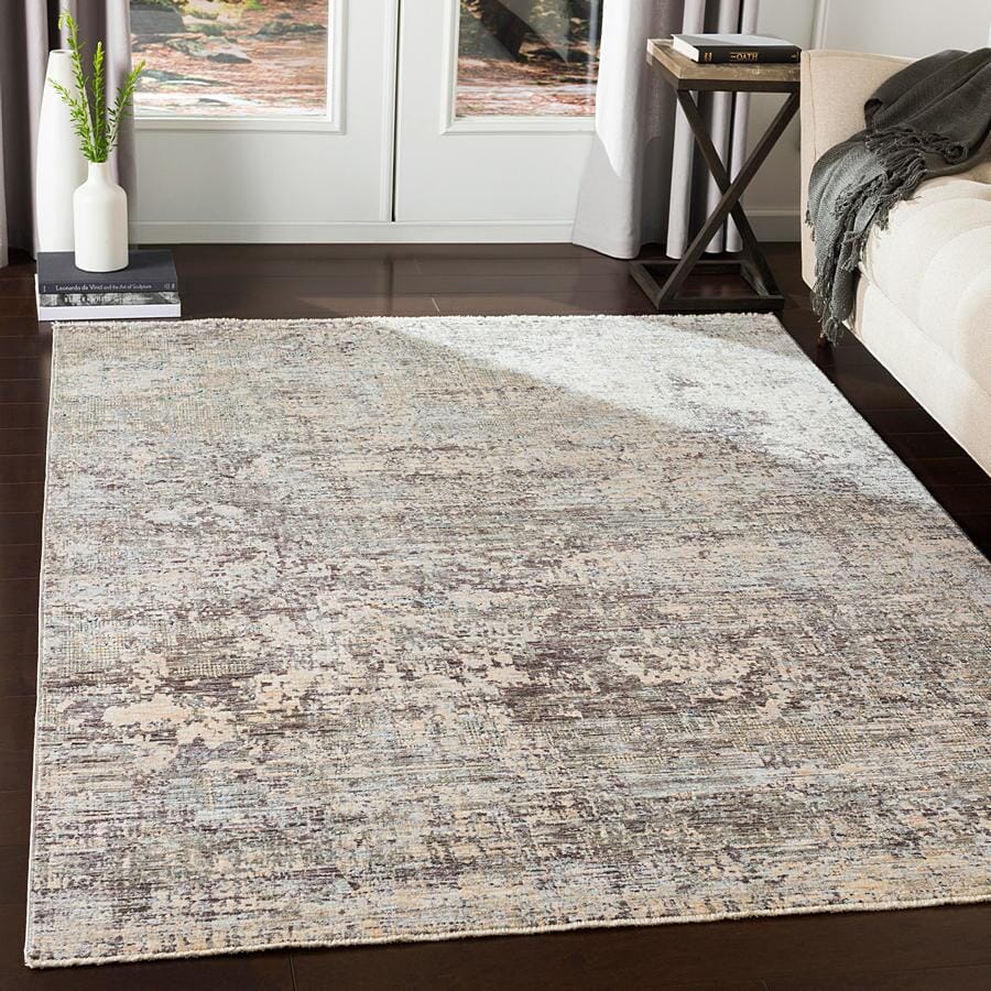 Surya Presidential Pdt-2303 Pale Blue, Medium Gray, Butter Organic / Abstract Area Rug