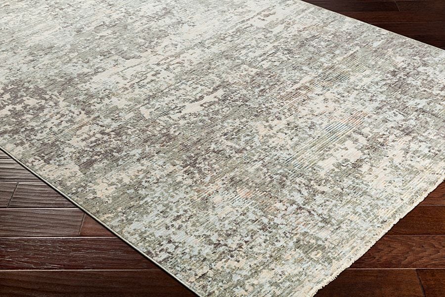 Surya Presidential Pdt-2304 Medium Gray, Charcoal, White Organic / Abstract Area Rug