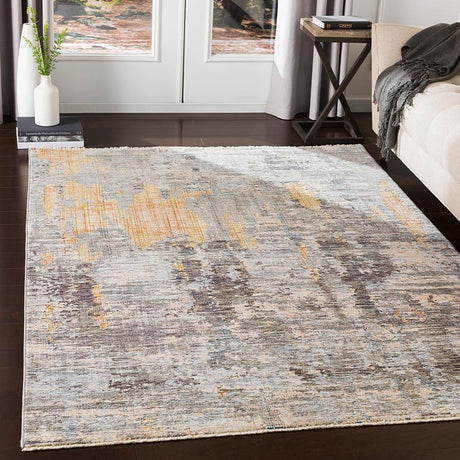 Surya Presidential Pdt-2306 Lime, Peach, Burnt Orange Rugs.