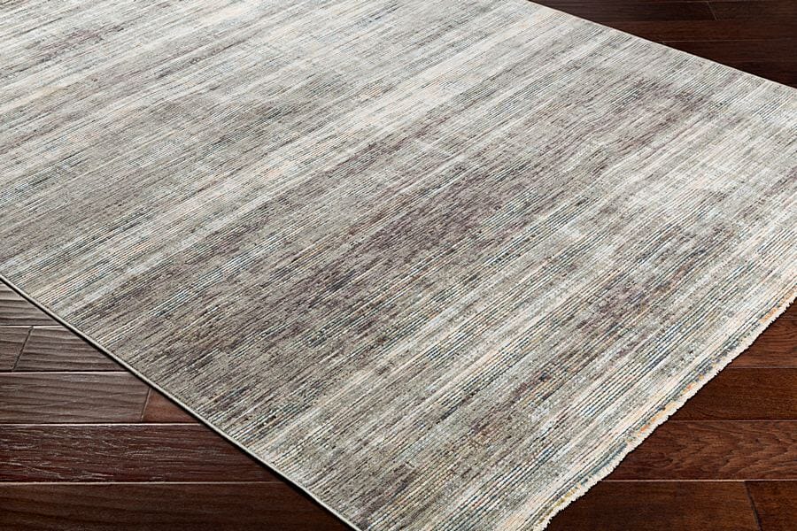Surya Presidential Pdt-2309 Medium Gray, Charcoal, White Rugs.