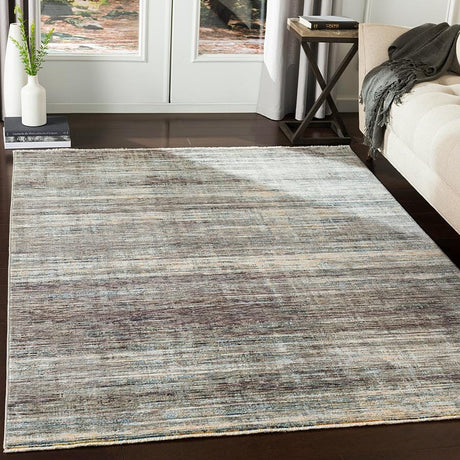 Surya Presidential Pdt-2309 Medium Gray, Charcoal, White Rugs.