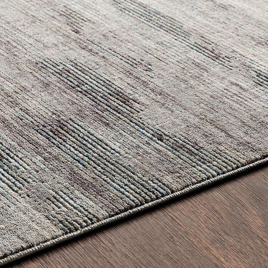 Surya Presidential Pdt-2309 Medium Gray, Charcoal, White Rugs.