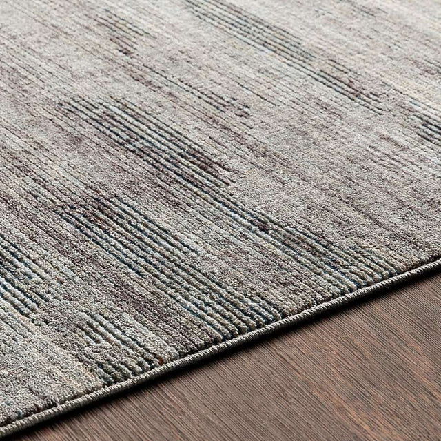 Surya Presidential Pdt-2309 Medium Gray, Charcoal, White Rugs.