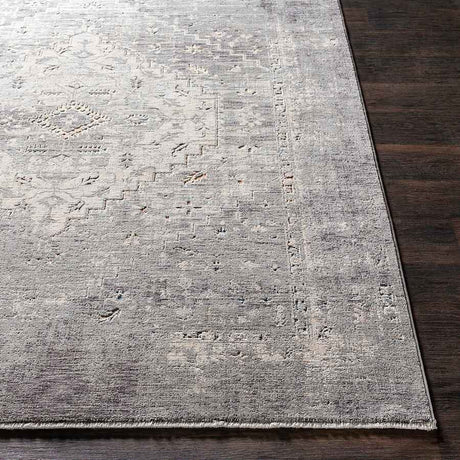 Surya Presidential Pdt-2311 Medium Gray, Charcoal, White Rugs.