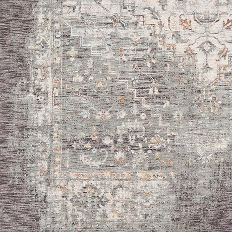 Surya Presidential Pdt-2311 Medium Gray, Charcoal, White Rugs.