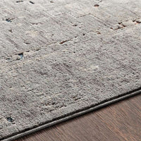 Surya Presidential Pdt-2311 Medium Gray, Charcoal, White Vintage / Distressed Area Rug