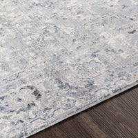 Surya Presidential Pdt-2321 Medium Gray, Bright Blue, Pale Blue, Dark Blue Area Rug