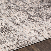 Surya Presidential Pdt-2324 Charcoal, Medium Gray, Light Gray, Beige Area Rug