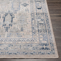 Surya Presidential Pdt-2327 Dark Blue, Denim, Pale Blue, Medium Gray Area Rug