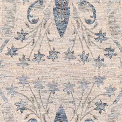 Surya Presidential Pdt-2329 Beige, Cream, Taupe, Denim Area Rug