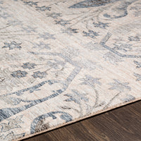 Surya Presidential Pdt-2329 Beige, Cream, Taupe, Denim Area Rug