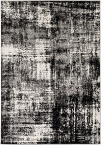 Surya Pepin Pei-1006 Charcoal, Black, Cream, Medium Gray Organic / Abstract Area Rug